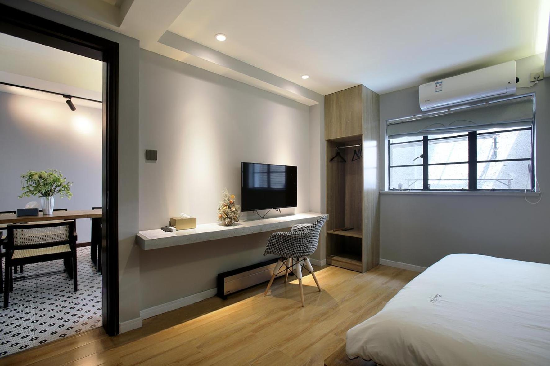 Shanghai Downtown Hills Boutique Guesthouse - Near Metro Line 7, Exit 3, Changping Road Pokoj fotografie