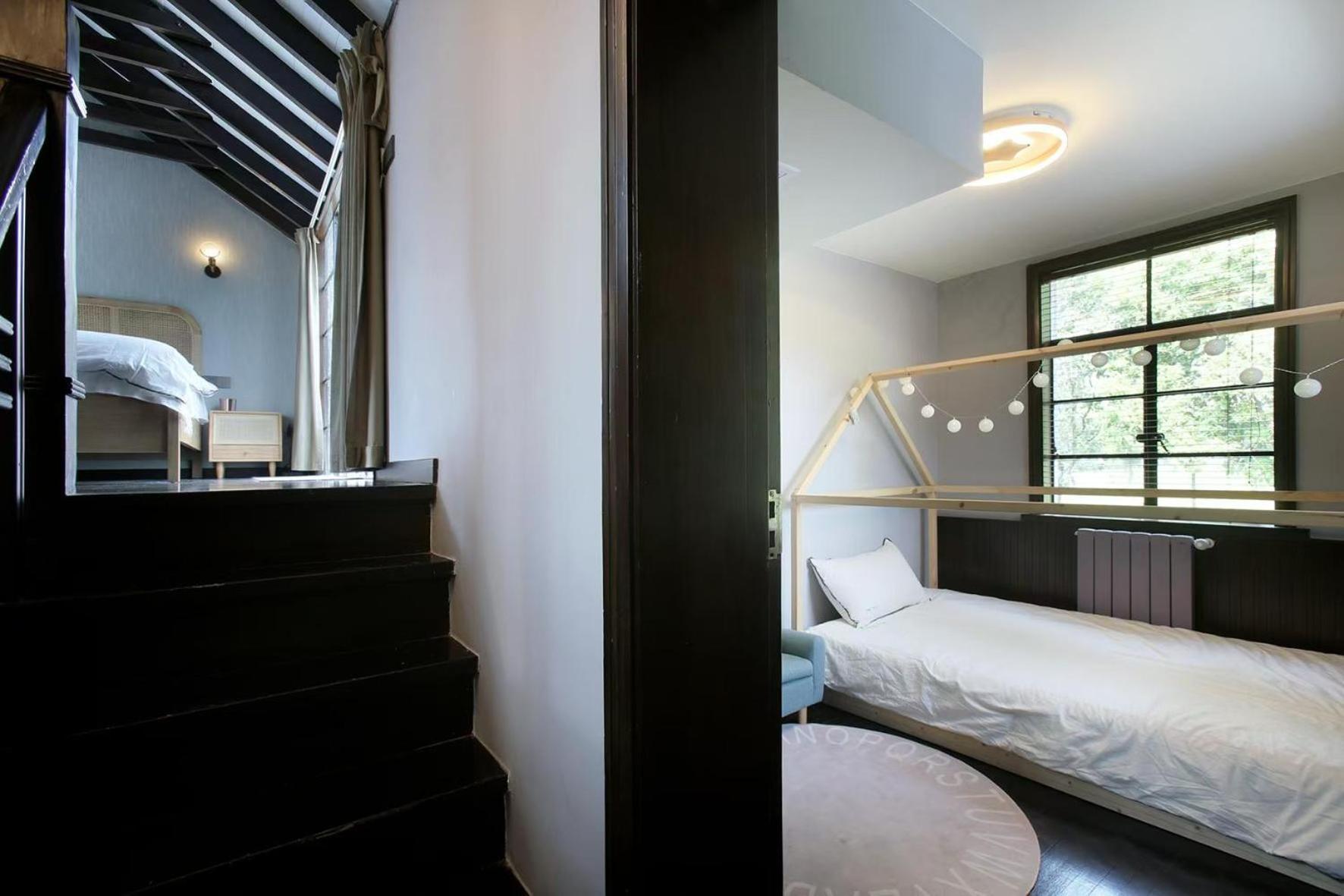 Shanghai Downtown Hills Boutique Guesthouse - Near Metro Line 7, Exit 3, Changping Road Exteriér fotografie