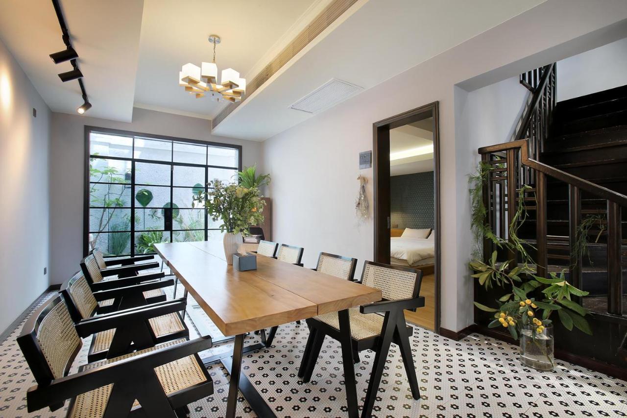 Shanghai Downtown Hills Boutique Guesthouse - Near Metro Line 7, Exit 3, Changping Road Exteriér fotografie